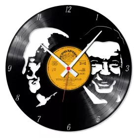 Hodiny nástěnné vinylové černé Kája