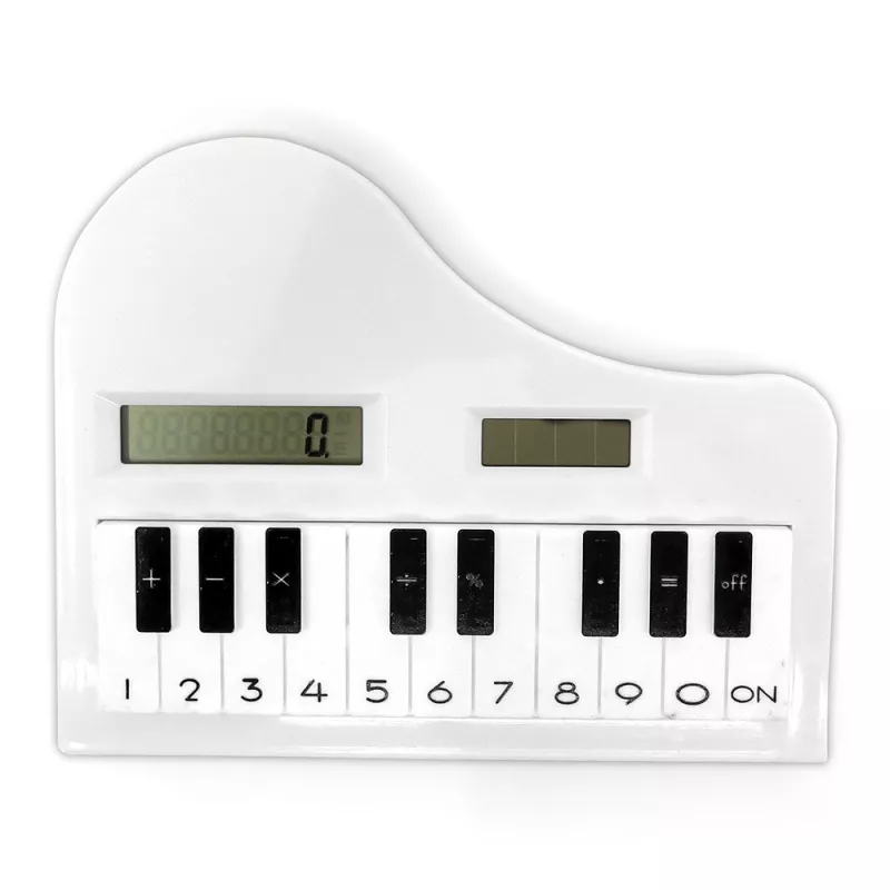 Kalkulačka bílá klavír