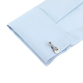 Knoflíčky manžetové stříbrné elektrická kytara