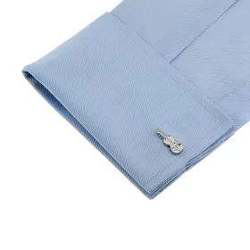 Knoflíčky manžetové stříbrné housle
