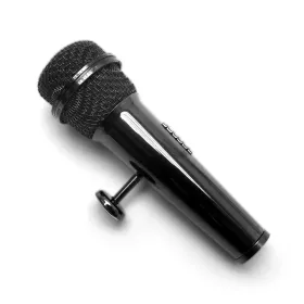 Magnet kovový černý 3D mikrofon