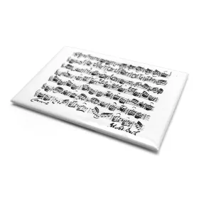 Magnet obdélníkový bílý partitura Bach Concerto