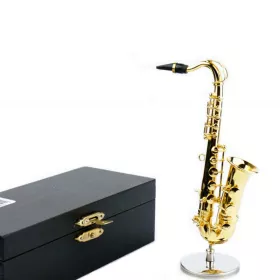 Miniatura saxofon zlatý 14cm