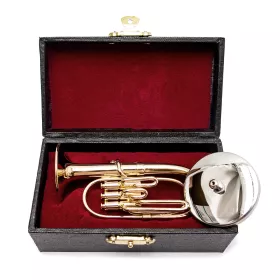 Miniatura tuba zlatá 11cm