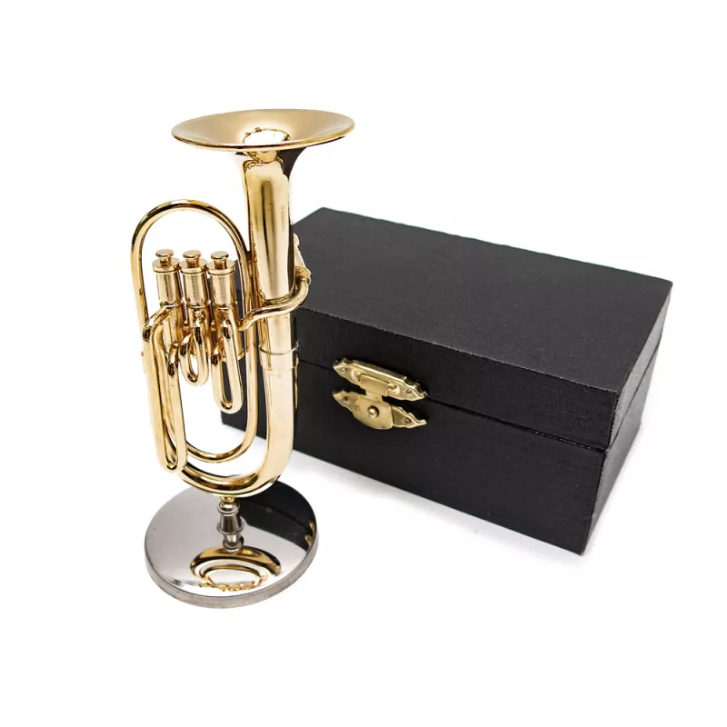 Miniatura tuba zlatá 11cm