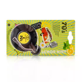 Osvěžovač vzduchu vinylová gramofonová deska s vůní citron-máta