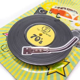 Osvěžovač vzduchu vinylová gramofonová deska s vůní citron-máta