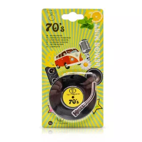 Osvěžovač vzduchu vinylová gramofonová deska s vůní citron-máta