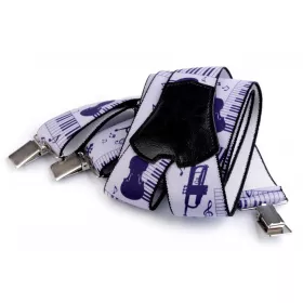 Šle - kšandy bílomodré hudební nástroje