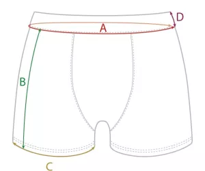 Boxerky černé s bílými notami a houslovými klíči