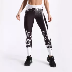 Legíny dámské bíločerné noty | S, M, L, XL, XXL