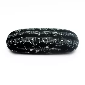  Pouzdro na brýle černé s notami - partitura Bach
