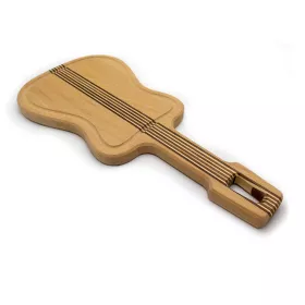 Prkénko krájecí dřevěné kytara akustická