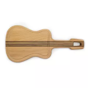 Prkénko krájecí dřevěné kytara akustická