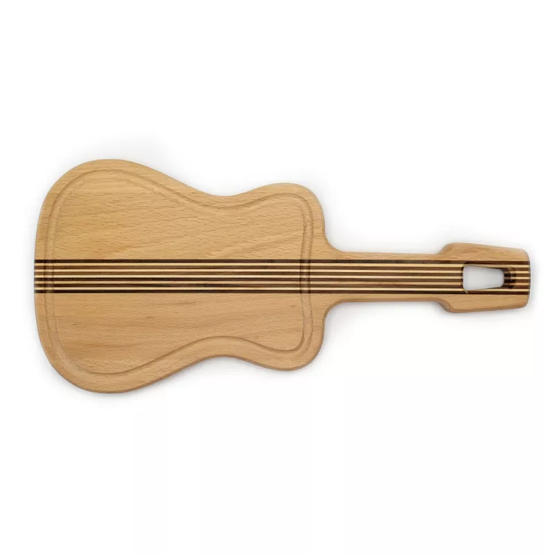 Prkénko krájecí dřevěné kytara akustická