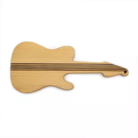 Prkénko krájecí dřevěné kytara elektrická