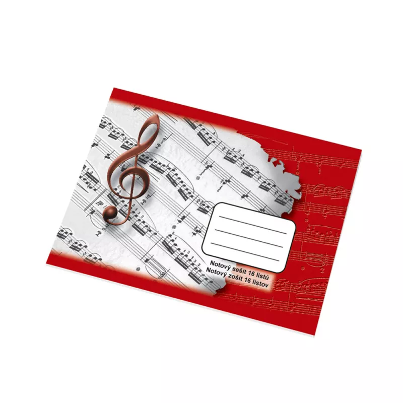 Sešit notový A5 ML2 16 listů