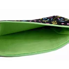 Taštička - pouzdro černé noty barevné