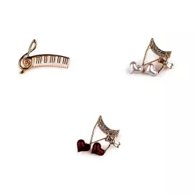 Brože noty houslový klíč klavír mix