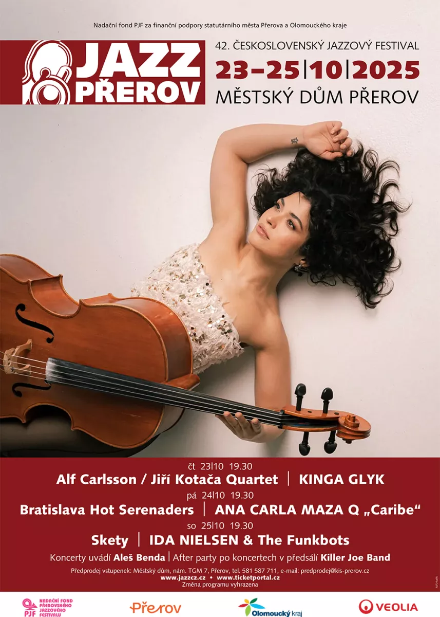 42. Československý jazzový festival 23.-25.10.2025, Přerov 42. Československý jazzový festival 23.-25.10.2025, Přerov