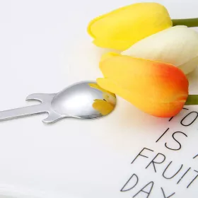 Lžička kávová nerez stříbrná basová kytara