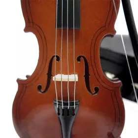 Miniatura cello/violoncello hnědé se stojanem