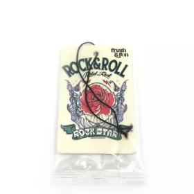 Osvěžovač vzduchu rock´n´roll rock star růže vůně Black Osvěžovač vzduchu rock´n´roll rock star růže vůně Black
