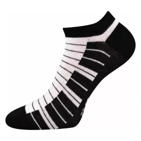 Ponožky nízké černobílé klaviatura | 35-38, 39-42