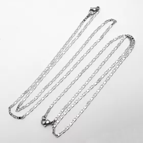 Řetízek stříbrný nerez ocel 45cm, 50cm
