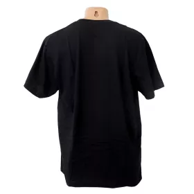 Tričko černé s bílou partiturou Bach