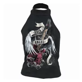Tričko dámské bez rukávů černé s kytarou Rock Angel | M, L, XL, XXL Tričko dámské bez rukávů černé s kytarou Rock Angel | M, L, XL, XXL
