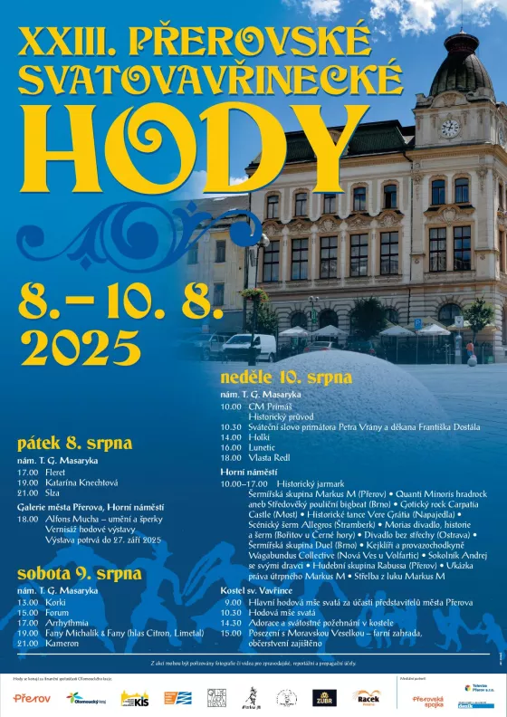 XXIII. PŘEROVSKÉ SVATOVAVŘINECKÉ HODY 2025